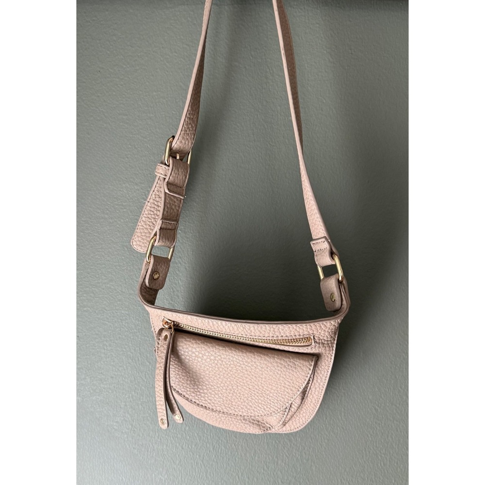 SHIRALEAH Beige Mini Crossbody